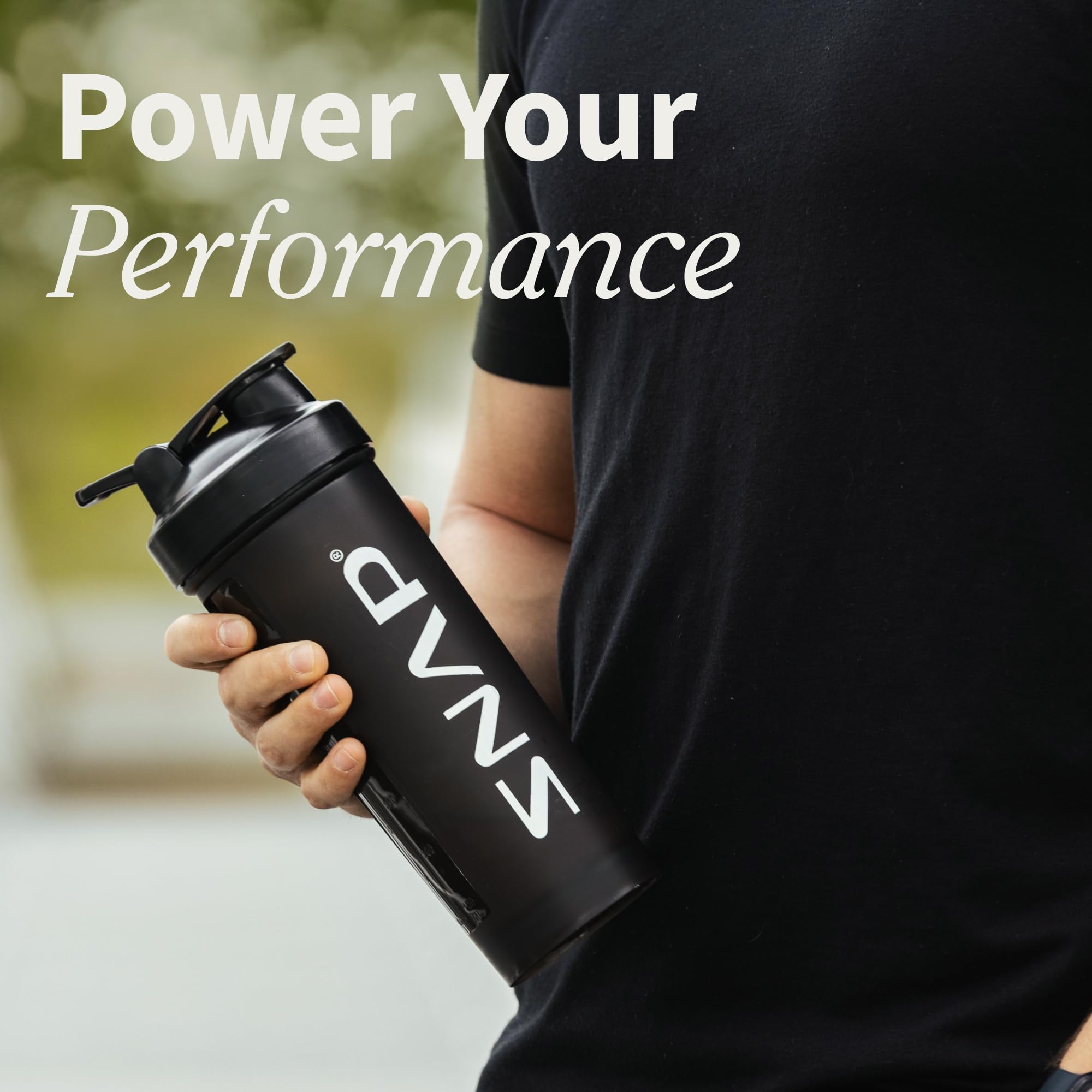 Snap Supplements shaker bottle's durable build supports daily use and travel.