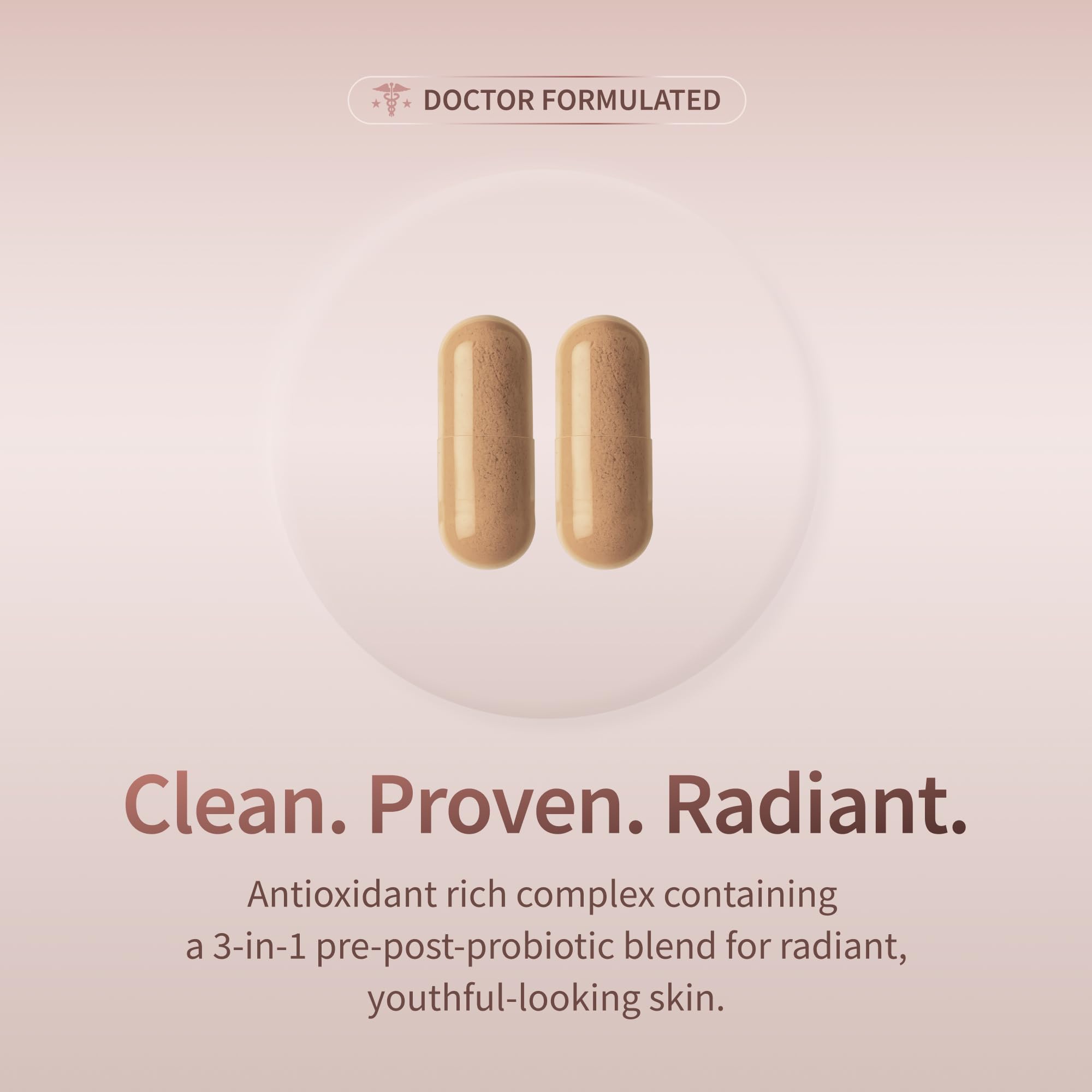 Snap Supplements Skin Glow on-counter bottle promotes a simple daily routine for healthier-looking skin