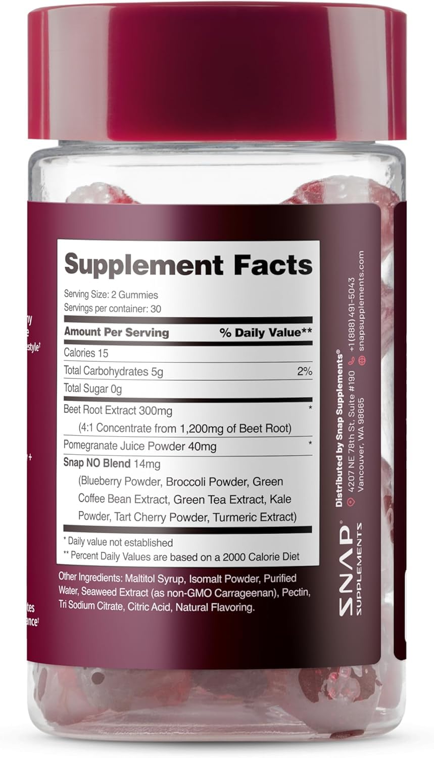 Heart Beets sugar-free formulation ideal for dieting goals