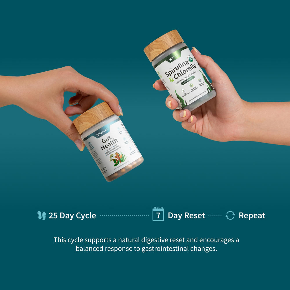 Snap Supplements USA-made GMP certified emblem on bottle ensures quality