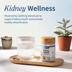 Snap Supplements Kidney Health with a glass of water for easy daily intake