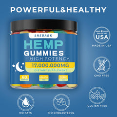 Gummies arranged on wood surface for on-the-go relaxation