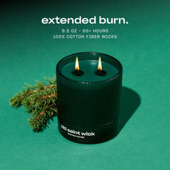 Snif Old Saint Wick candle soy-wax blend for balanced fragrance and performance