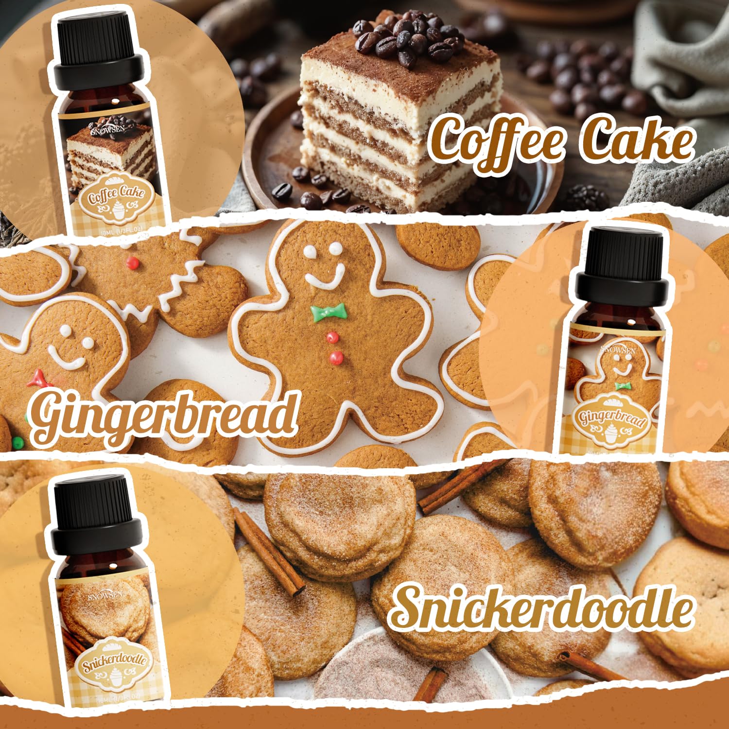 SNOWSEN Bakery Chocolate Cupcake diffuser oil for dessert-like ambiance.