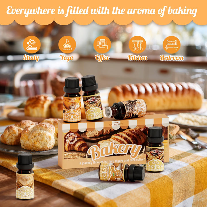 SNOWSEN Bakery Waffle diffuser oil adds inviting breakfast aroma.