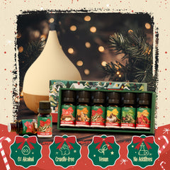 SNOWSEN Christmas Pudding oil bottle for a rich holiday aroma.