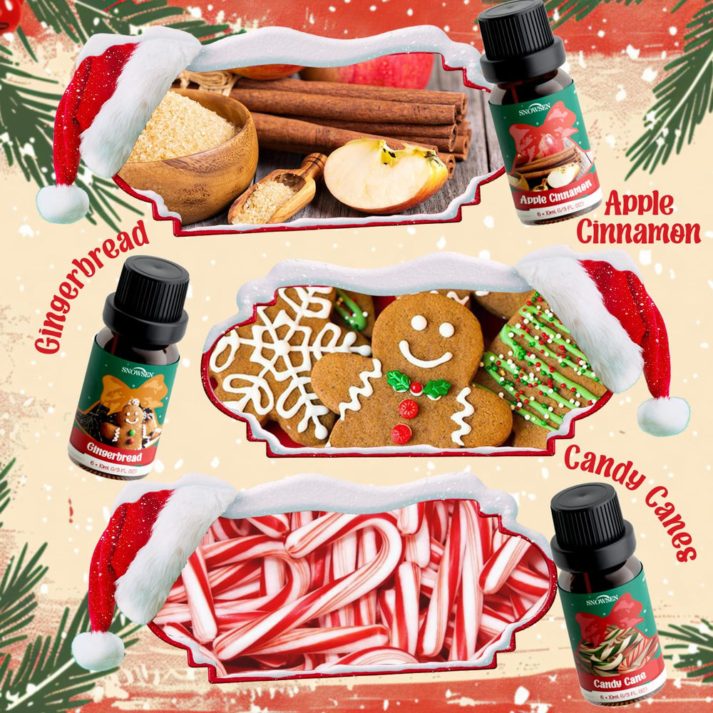 SNOWSEN Christmas Tree oil bottle for fresh evergreen ambiance.