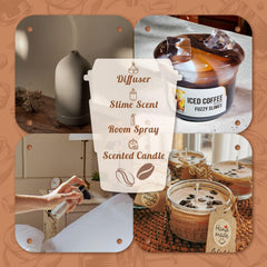 SNOWSEN Cafe Mocha fragrance oil bottle for diffusers and cozy dessert scents.