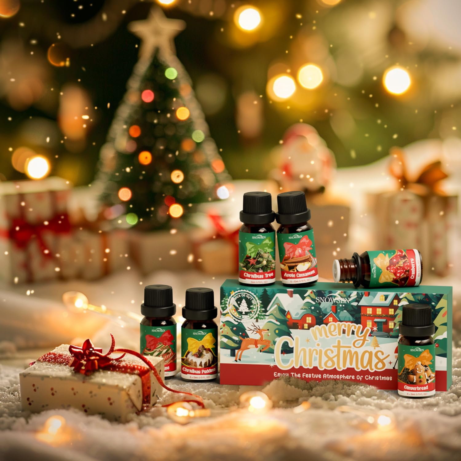 SNOWSEN Gift box-wrapped set image, ideal for gifting.