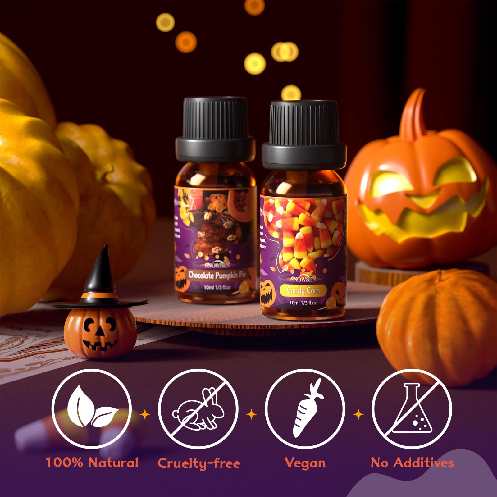 SNOWSEN Apple Cider diffuser oil release for warm seasonal ambiance