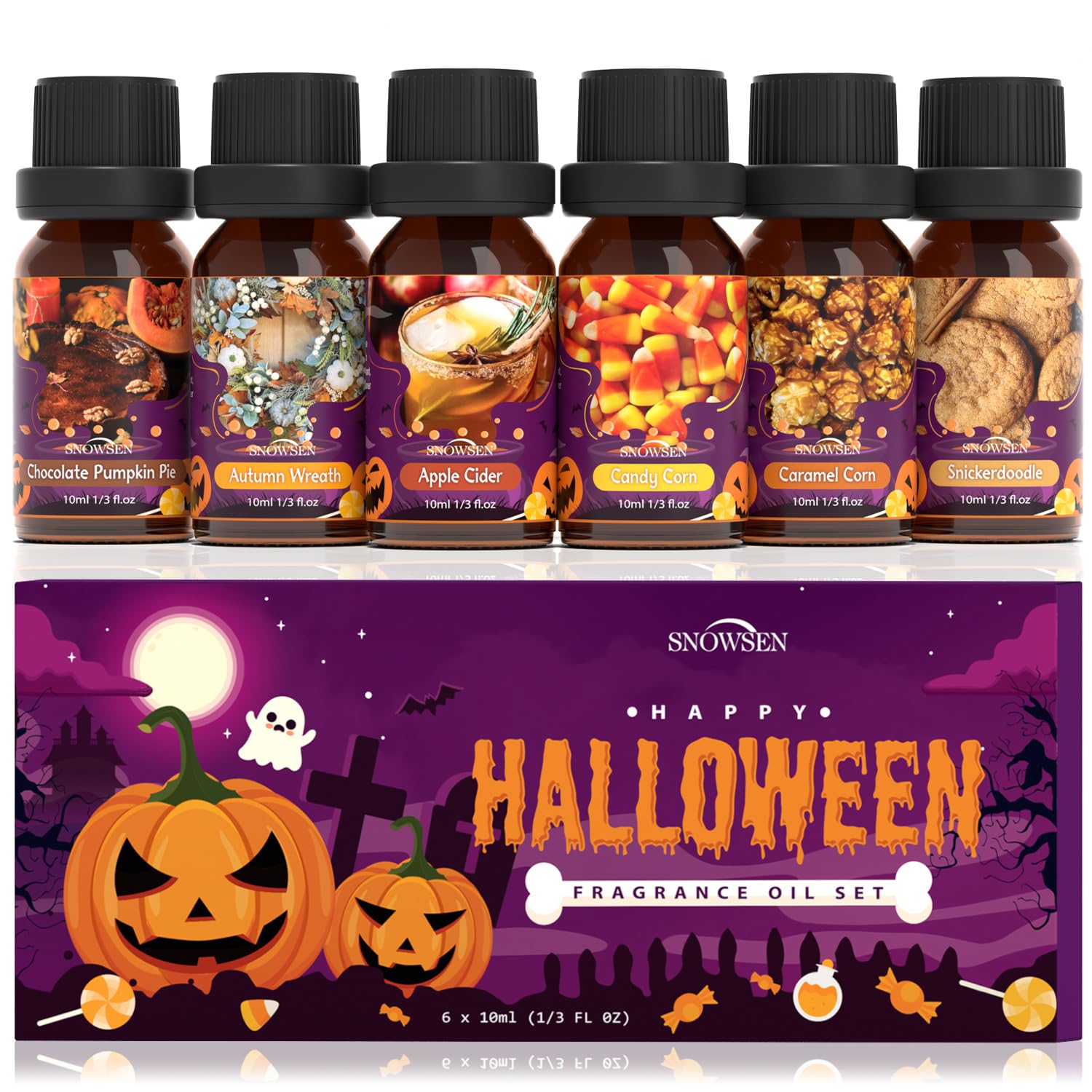 SNOWSEN Chocolate Pumpkin Pie diffuser oil pour for cozy autumn evenings