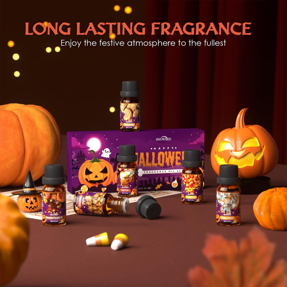 SNOWSEN Halloween Set Box demonstrates a complete DIY fragrance kit