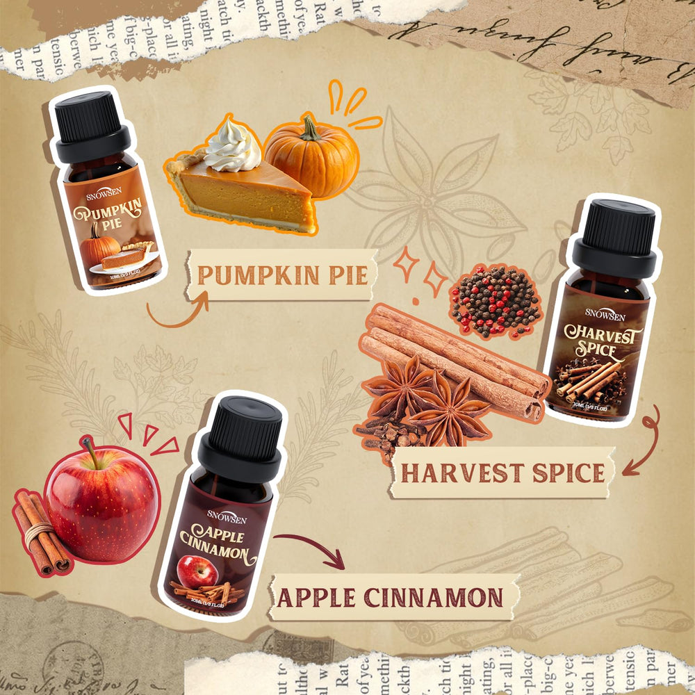 SNOWSEN Harvest Spice diffuser oil suits linen sprays and room scents.