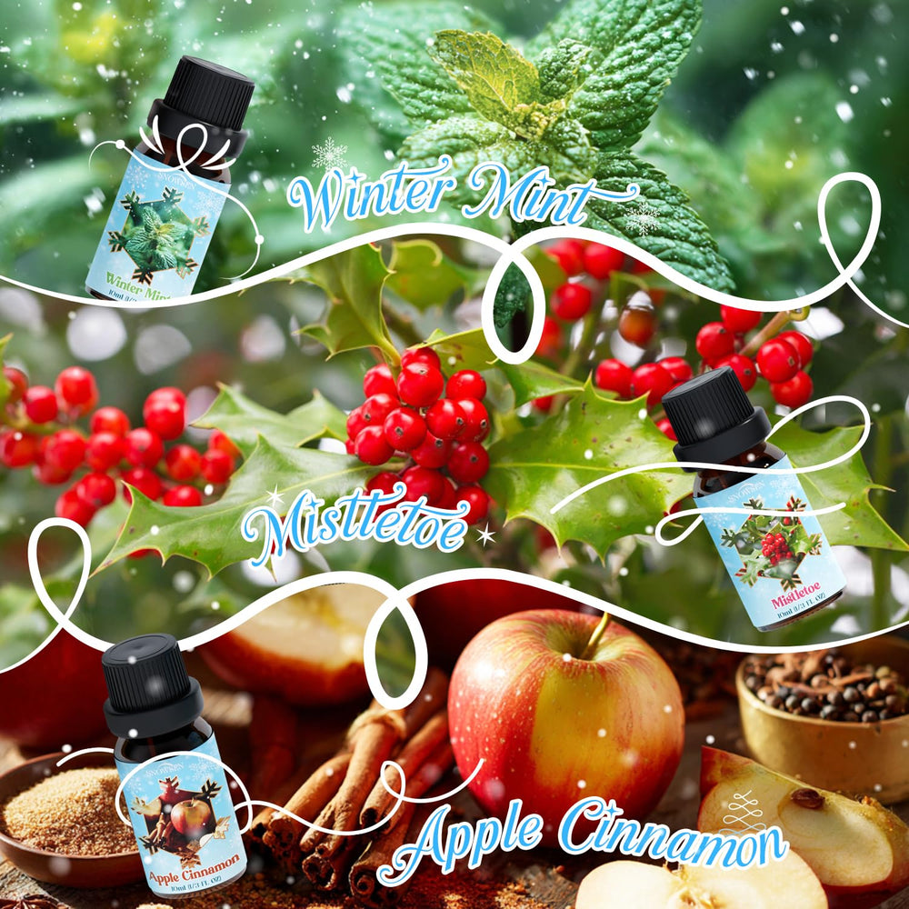 SNOWSEN Mistletoe bottle evoking festive fragrance