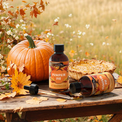 SNOWSEN Pumpkin Pie fragrance oil with dropper allows precise, mess-free dosing.
