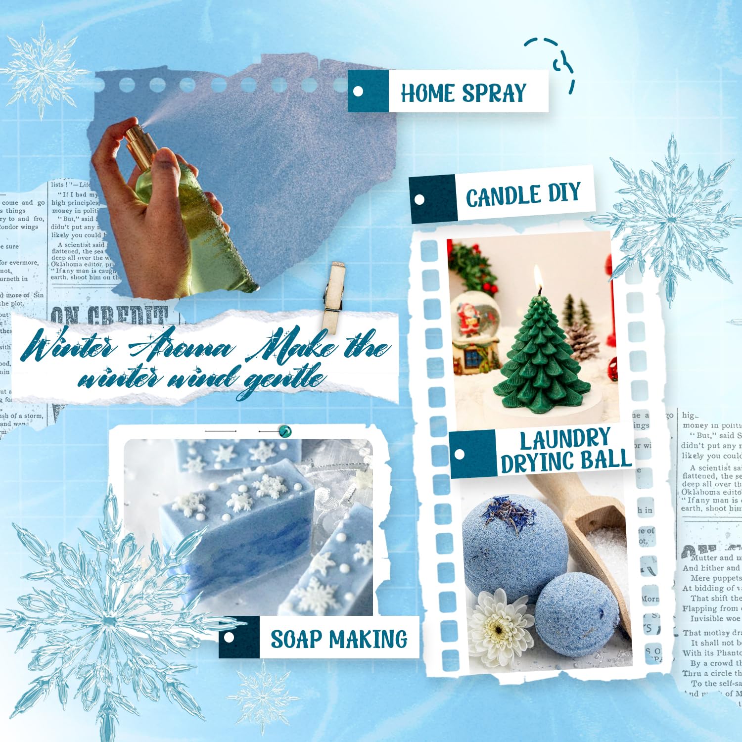 SNOWSEN Gingerbread bottle offering warm, cozy holiday ambience for your living room.