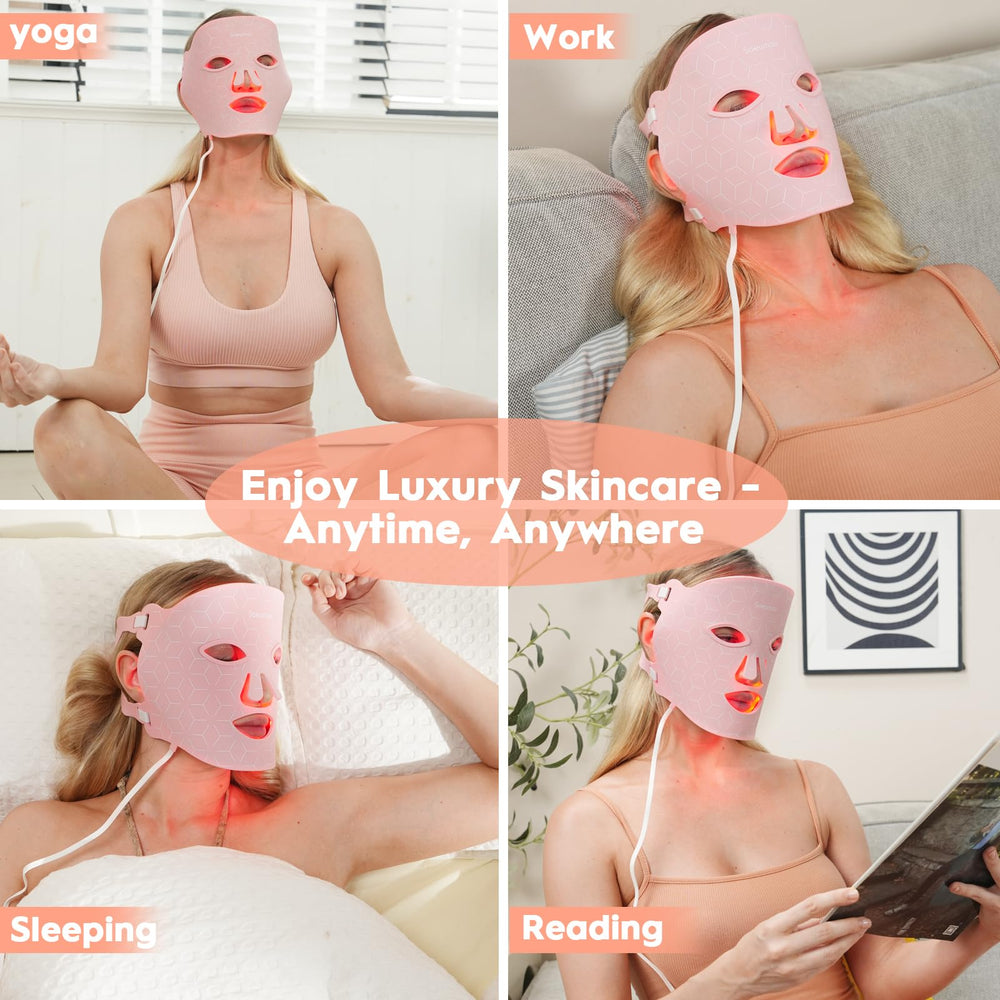 Soeumoir eye mask soft silicone interior blocks light for comfortable multitasking