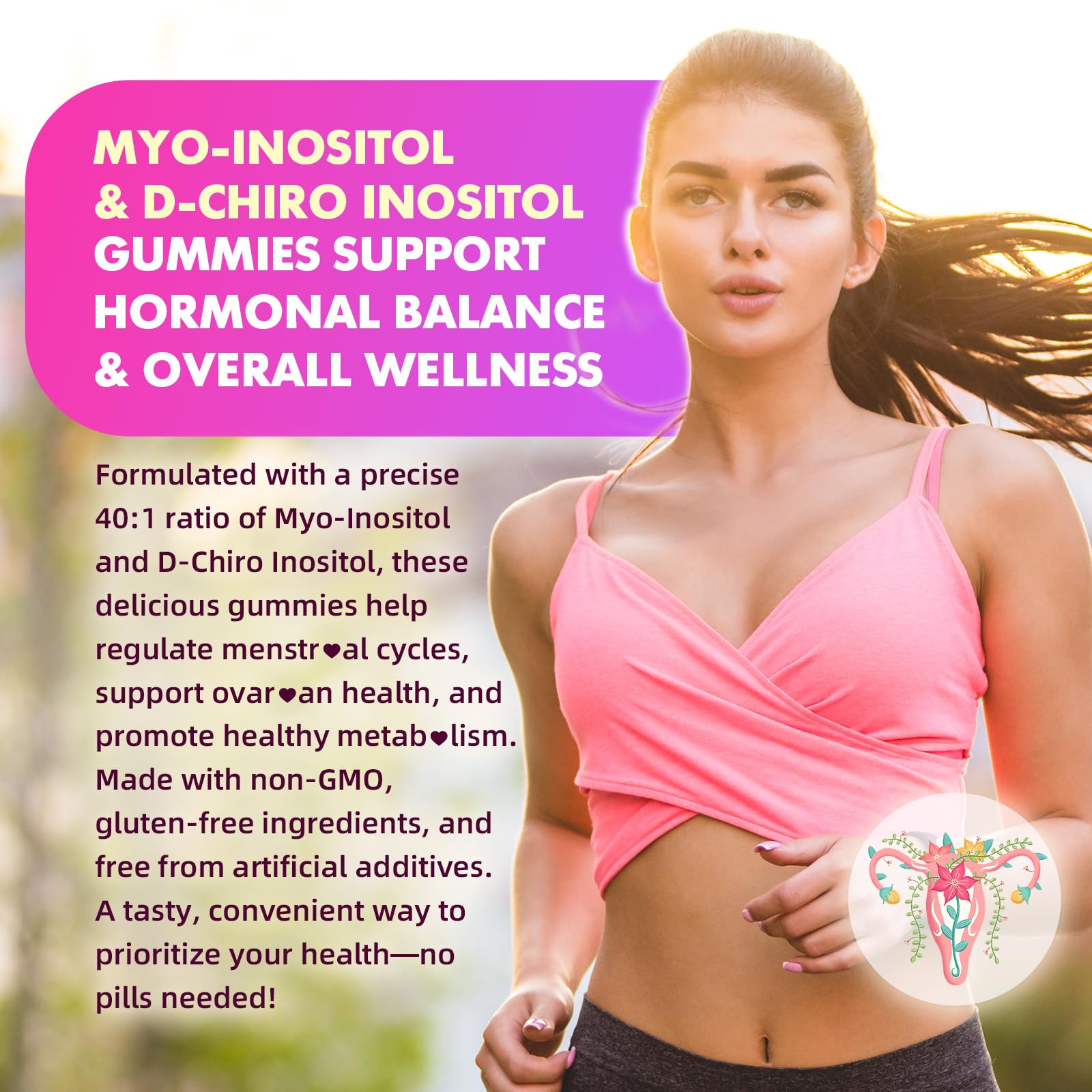 SoftBear Inositol wellness scene illustrating a daily routine and flavor appeal.
