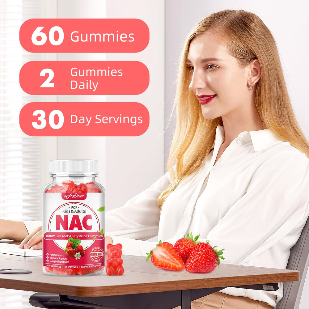 SoftBear NAC gummies GMP facility symbol reassures quality and safety standards