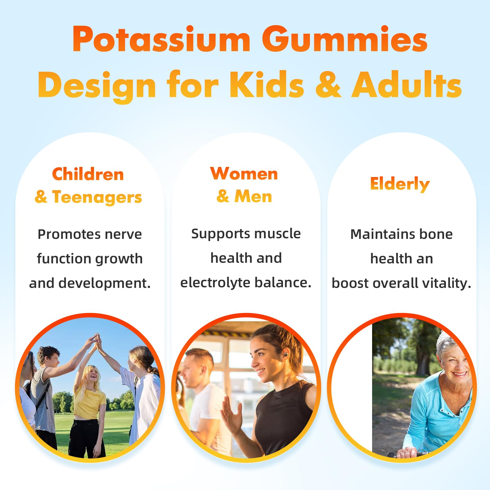 softbear Potassium Citrate Gummies packaging and label on shelf for shopping clarity.