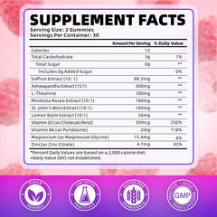 Softbear saffron gummies for adults with ten-in-one blend for daily wellness.