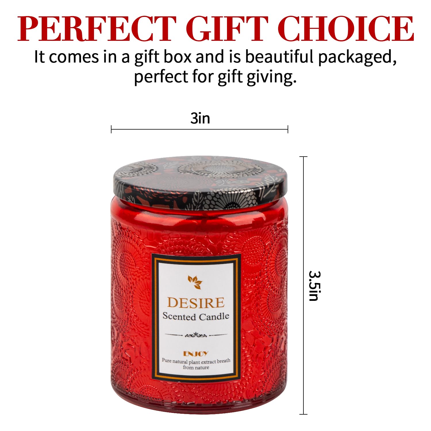 SogYupk Sweet Rose candle jar as recyclable decor after use