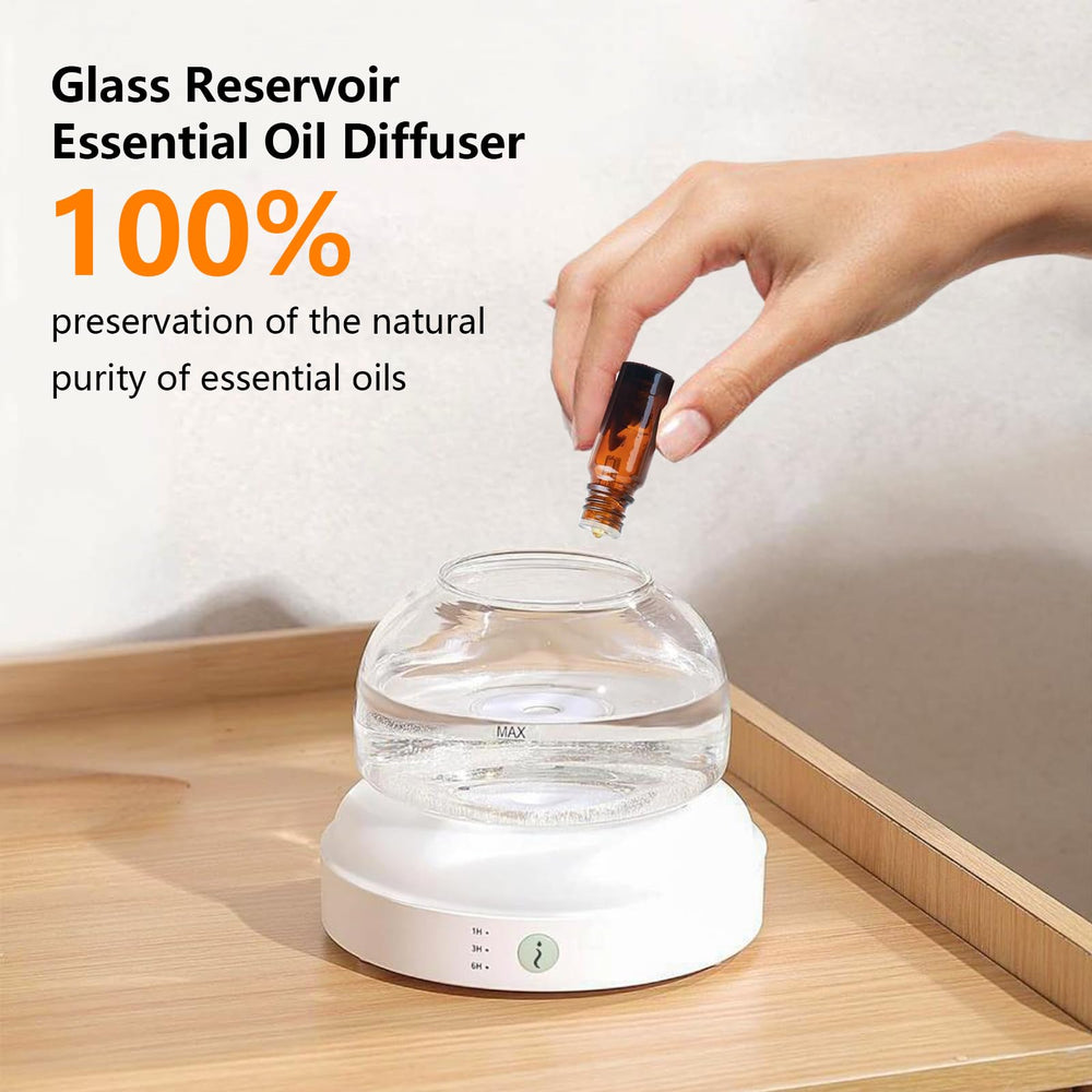 SOICARE rainbow color LED diffuser creating customizable mood lighting