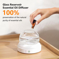 SOICARE rainbow color LED diffuser creating customizable mood lighting