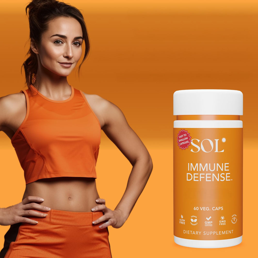 Daily routine with Immune Defense on the countertop