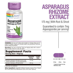 SOLARAY 175 mg vegan capsules close-up for convenient daily use.