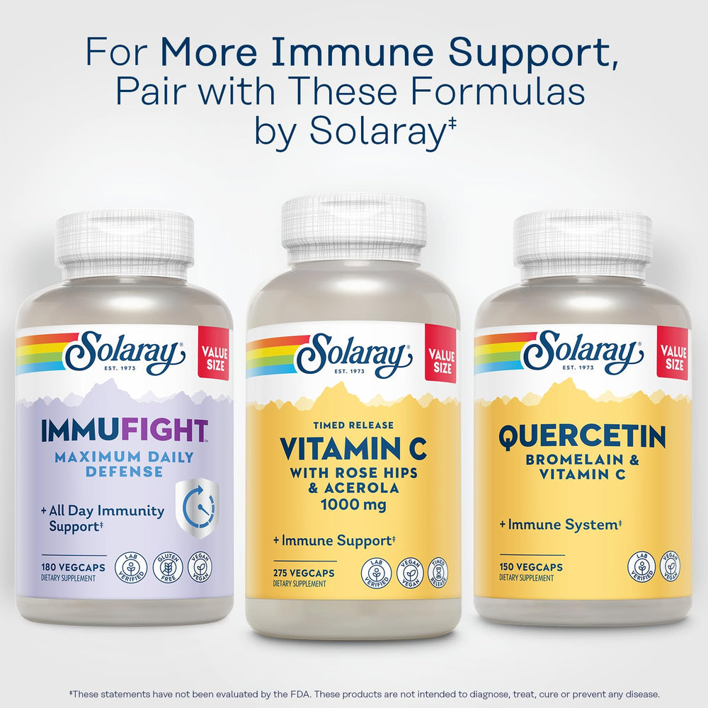 SOLARAY 275 servings of VegCaps ready for daily use