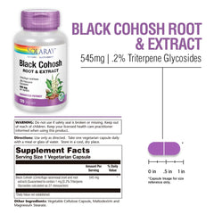 SOLARAY 545 mg per serving label illustration emphasizing simplicity.