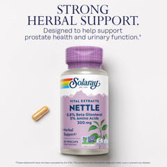 SOLARAY beta-sitosterol per serving highlights potential prostate health benefits.
