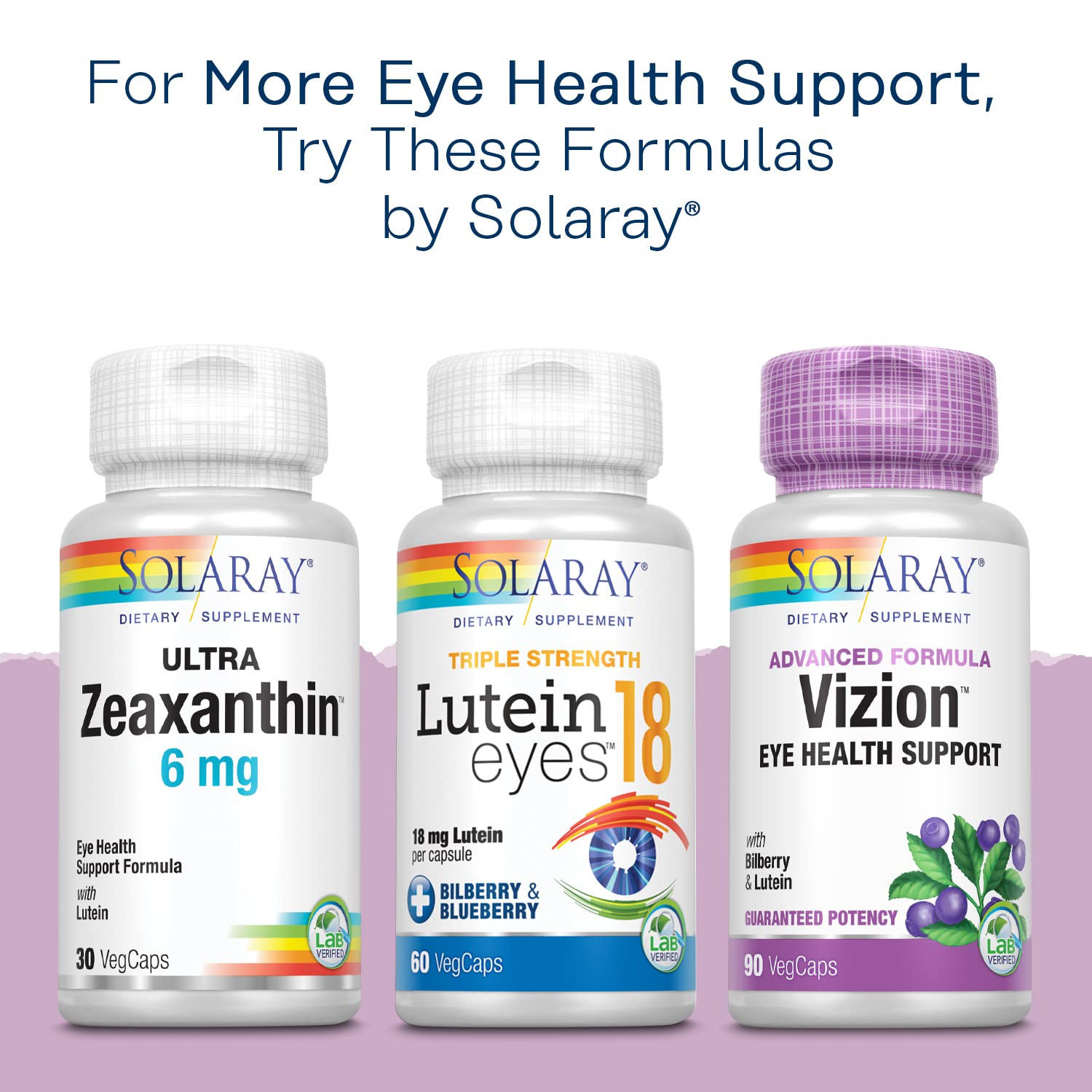 SOLARAY Bilberry capsules in hand suggest convenient daily use.