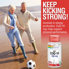 SOLARAY CoQ-10 nutrition facts showcase lab-verified potency and purity.