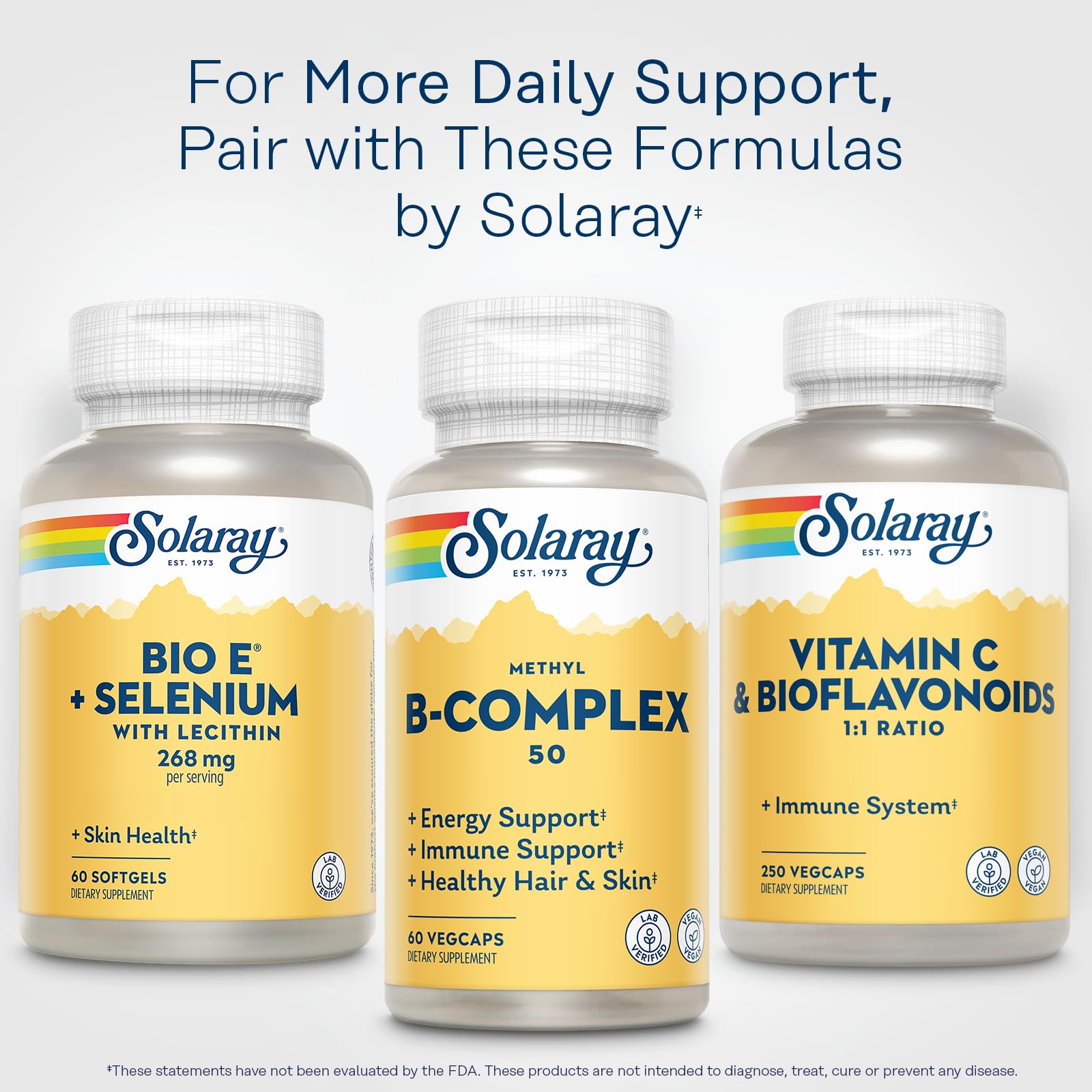 SOLARAY Bio Vitamina E 400 UI, pruebas de laboratorio