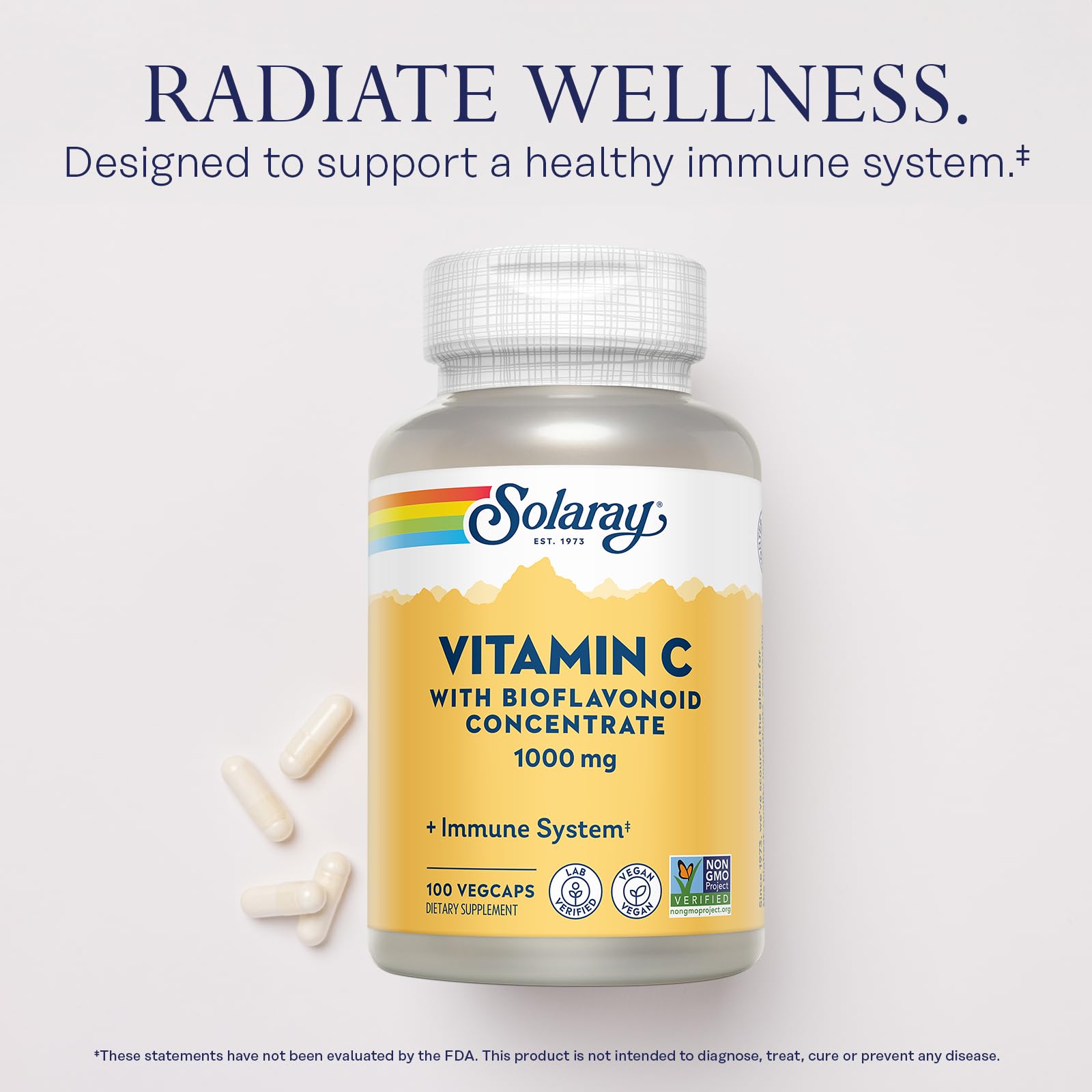 SOLARAY bioflavonoid blend enhances absorption and overall wellness