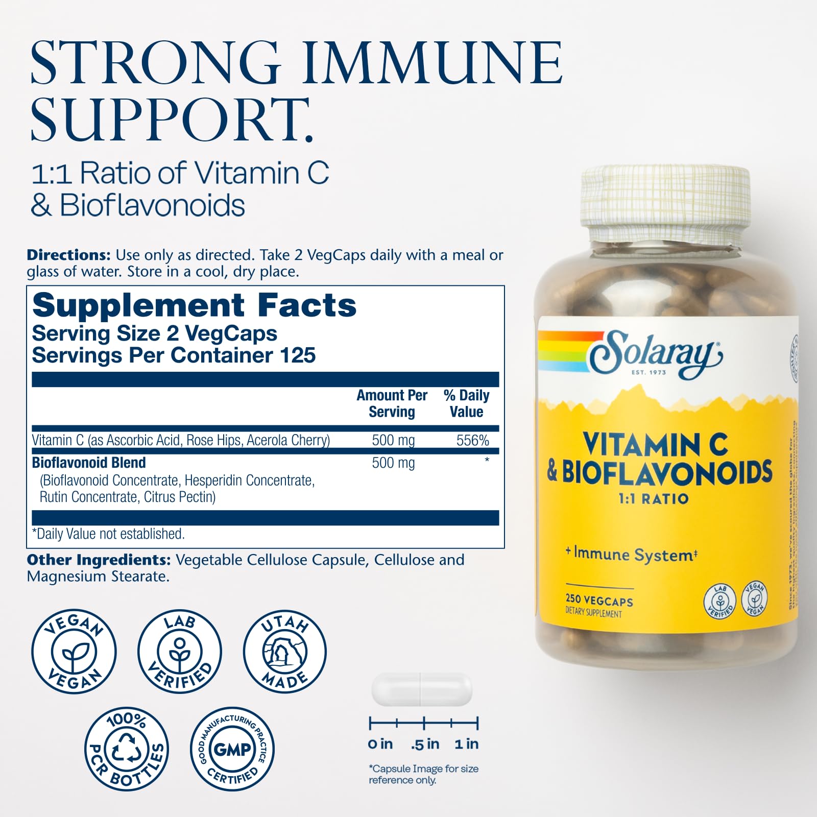 SOLARAY citrus bioflavonoids blend with hesperidin and rutin