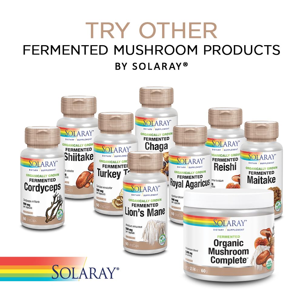 Solaray bottle stored in a cool, dry place preserves potency.
