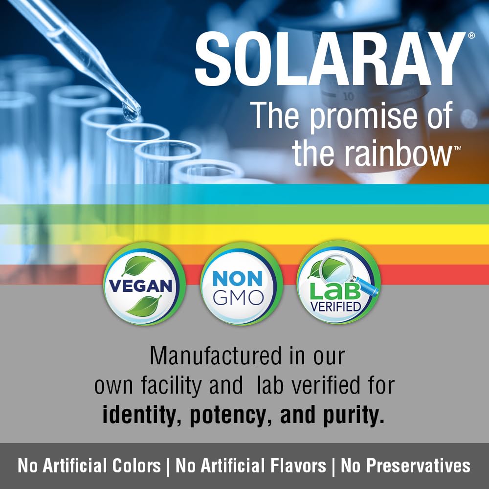 SOLARAY Butterbur caps close-up illustrates capsule design for easy dosing