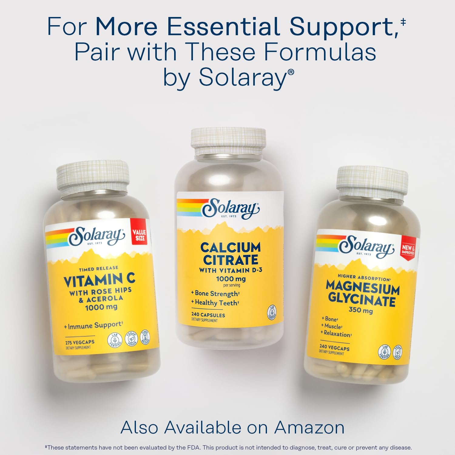 SOLARAY bottle made from 100% PCR plastic for eco packaging.