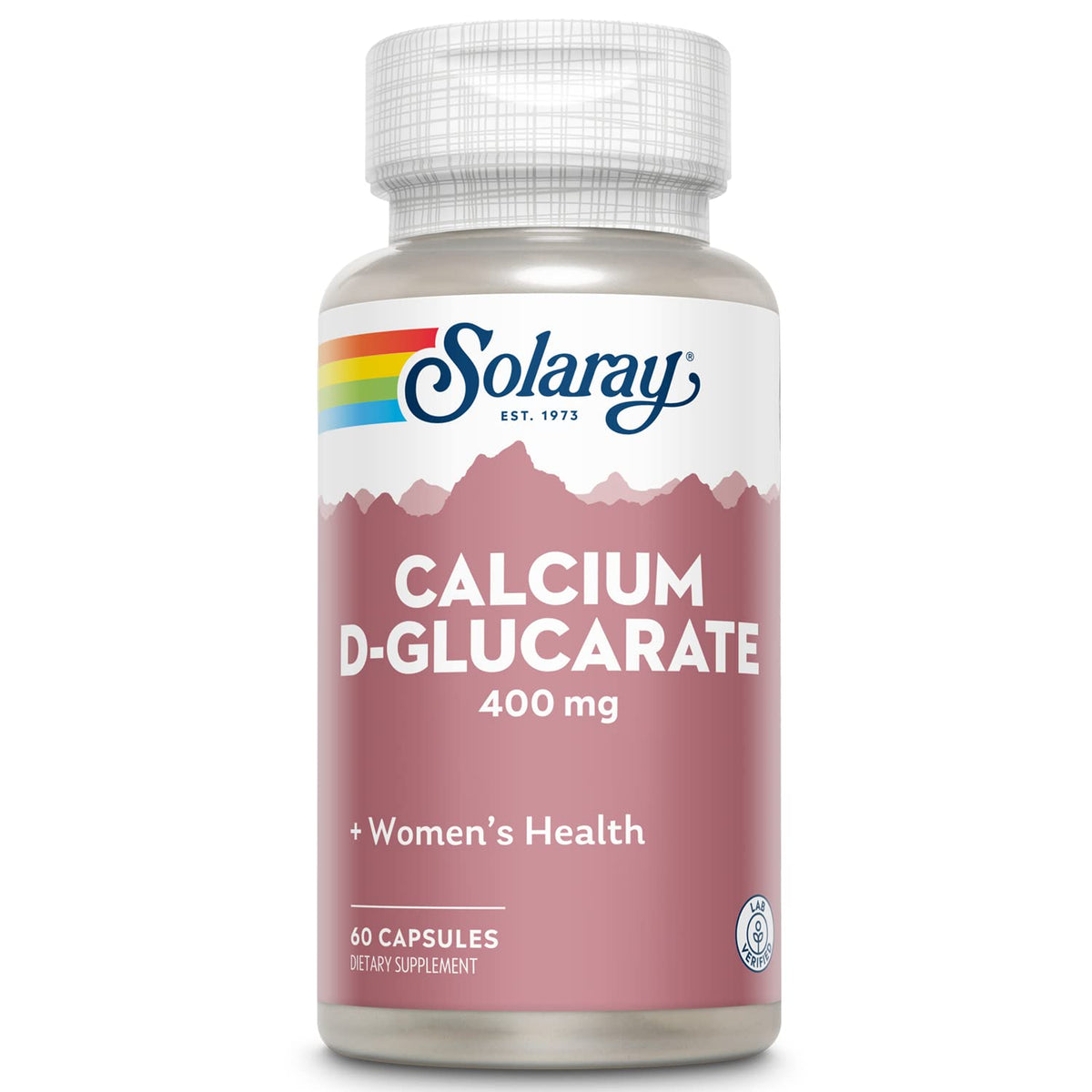 Solaray Calcium D-Glucarate bottle and capsules for daily detox support