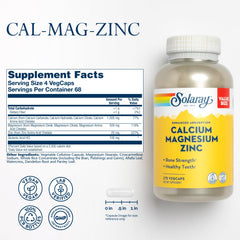 SOLARAY capsules close-up shows vegan capsules for daily mineral intake.