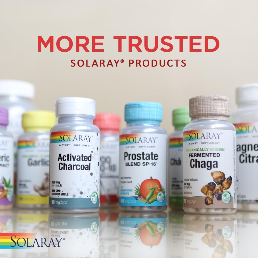 SOLARAY Capryl package illustration with 100 vegan capsules.