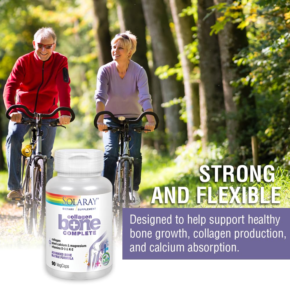 Solaray Collagen Bone Complete seaweed calcium source for plant-based minerals.