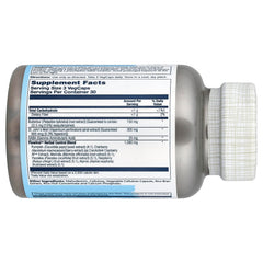 SOLARAY Continence Max Flowtrol label highlights eco-friendly packaging.