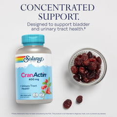 SOLARAY Cranactin Cranberry AF Extract label details for ingredients
