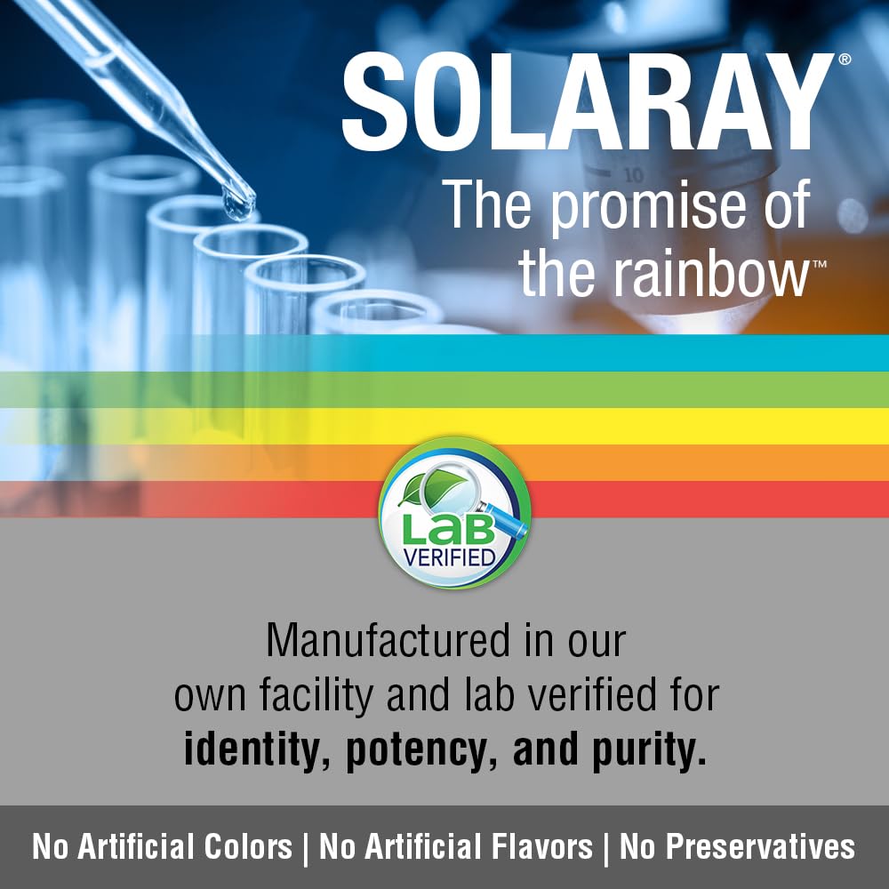 SOLARAY DL-Phenylalanine dosage scoop image illustrating convenient daily serving