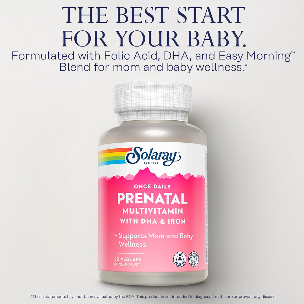 SOLARAY Easy Morning Blend image with ginger and peppermint for morning comfort