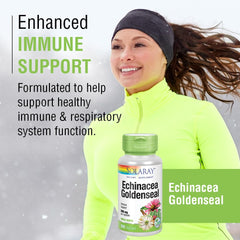 Closeup of SOLARAY capsules emphasizing plant-based blend